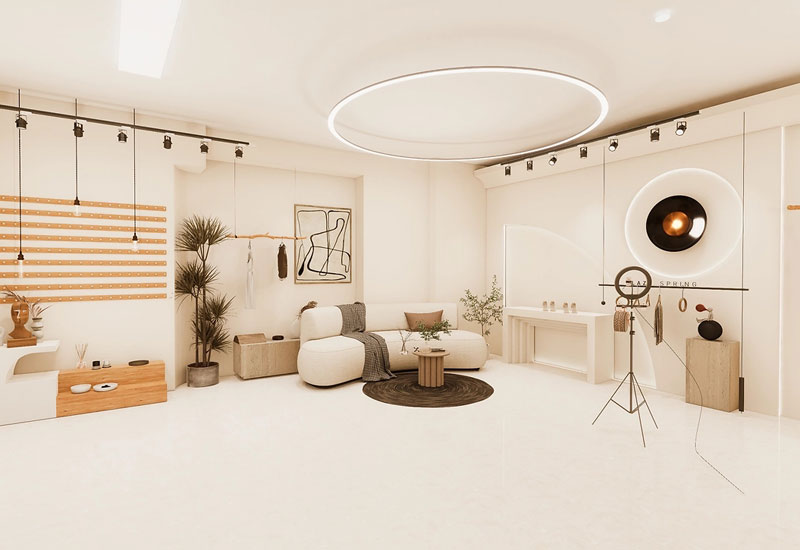 200平米鄭州服裝門店直播間設(shè)計(jì)效果圖